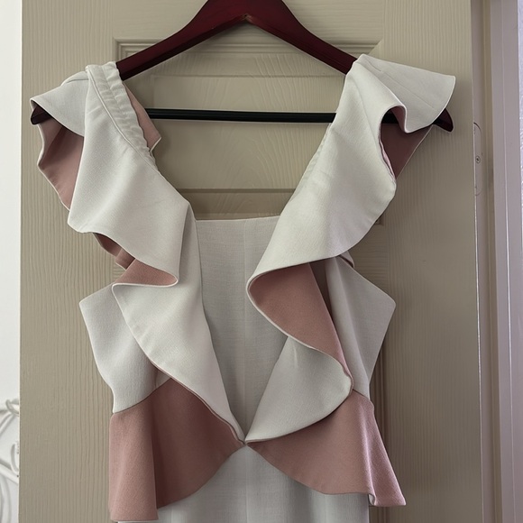 C/MEO Pink and Ivory Dress - Picture 5 of 7